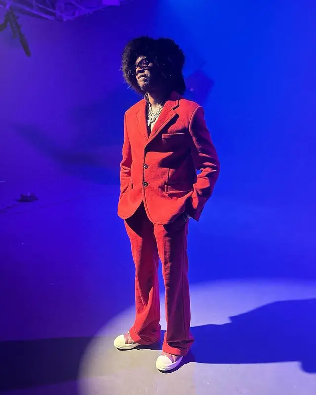 2 Chainz outfit in Marni and Rick Owens, 2023
