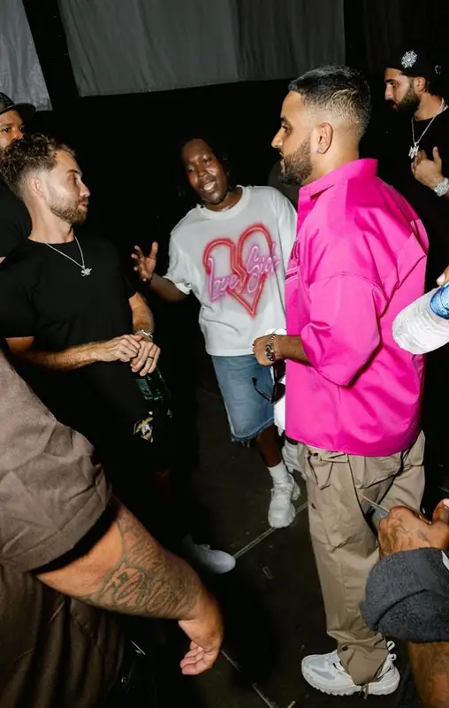 Nav outfit in Valentino, Salomon, and Chrome Hearts, 2023