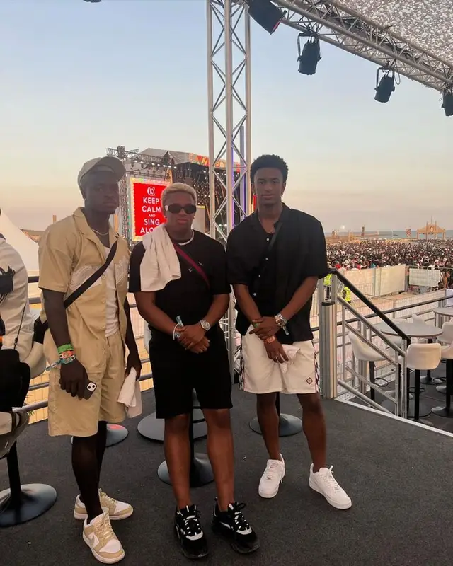 Alejandro Balde outfit in Casablanca, Nike, and Prada, 2023