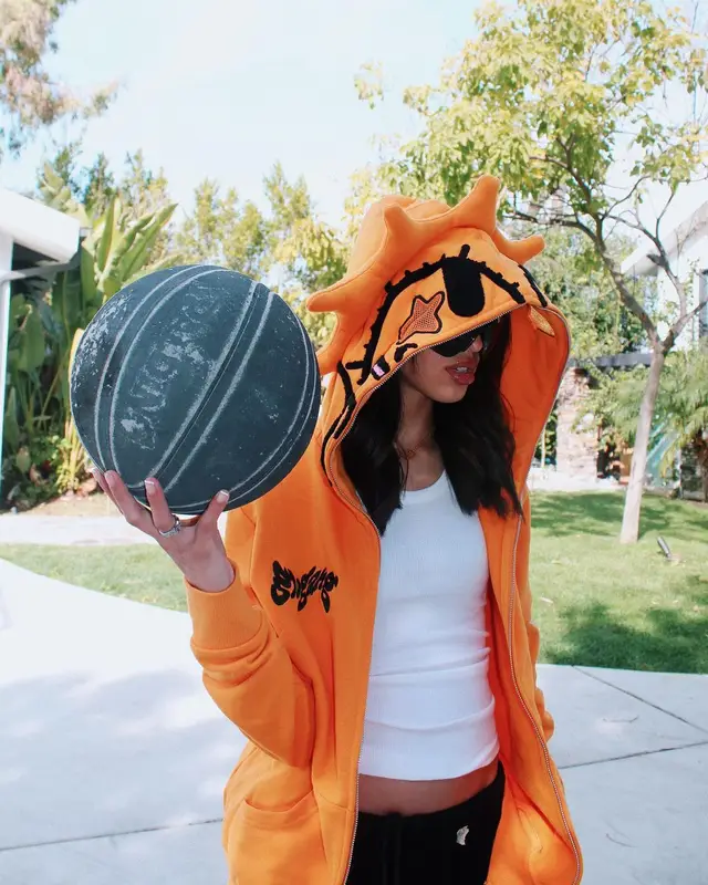 Dina Ayada outfit in Glo Gang, Nike, and Balenciaga, 2023