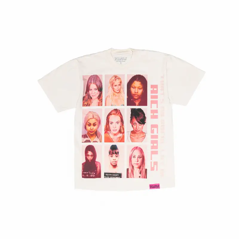 Cough Syrup Rich Girls Mugshot T-Shirt $80