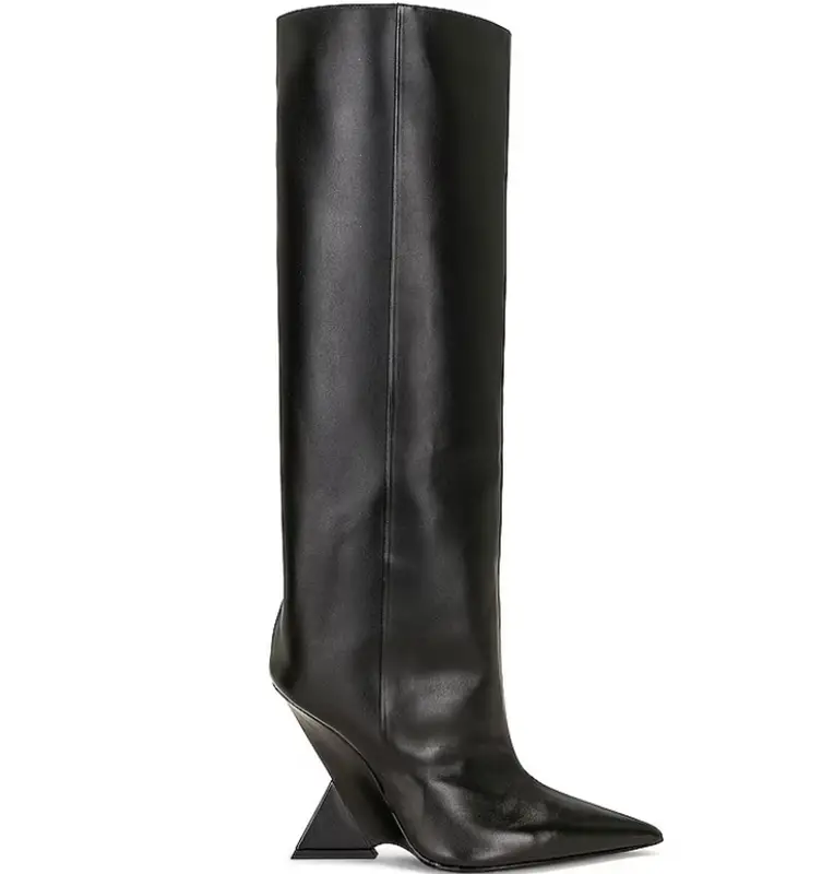 The Attico Black Cheope Tube Boot $1607