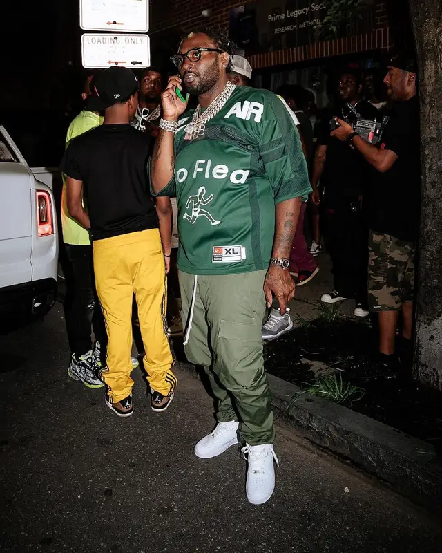 Peezy outfit in Nike, Rick Owens, and Cactus Plant Flea Market, 2023