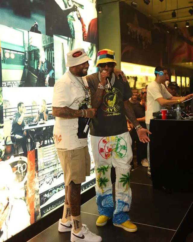 Fabolous outfit in Who Decides War, Nike, and Kleechi, 2023