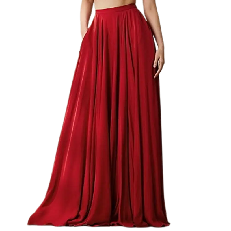 Ralph Lauren Maguire Washed Satin Skirt $2000