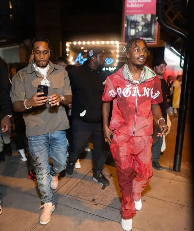 Lil Tjay outfit in Doganci, 2023