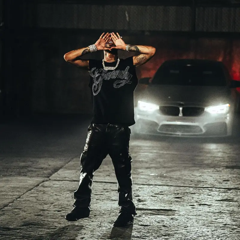Key Glock outfit in Givenchy, Amiri, and Jordan, 2023