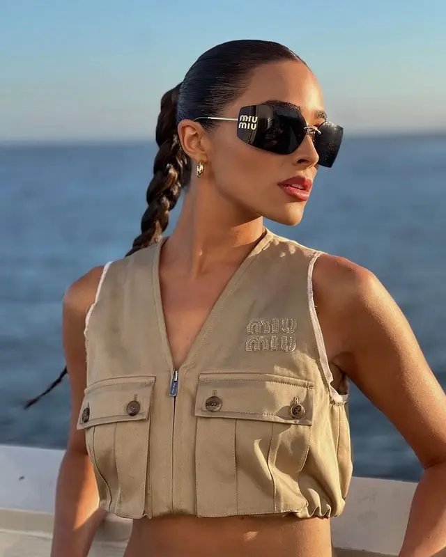 Olivia Culpo outfit in Miu Miu, 2023