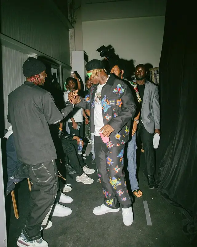 Zlatan outfit in Louis Vuitton, Nike, and Bottega Veneta, 2023