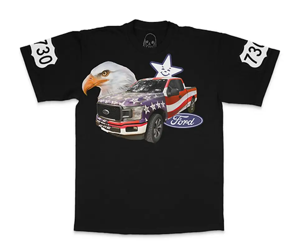 Asspizza  Black Flag Truck Raffle T-Shirt $100