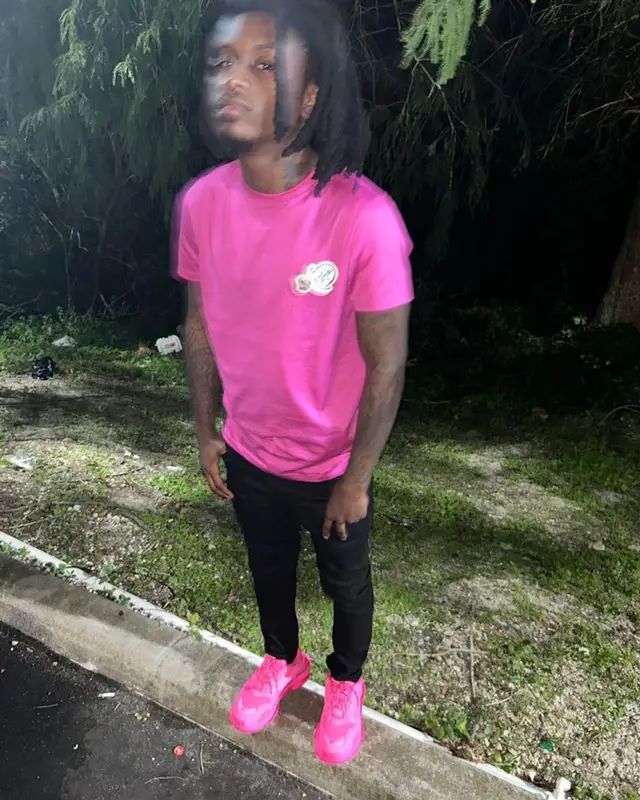 Jdot Breezy outfit in Moncler, Amiri, and Balenciaga, 2023