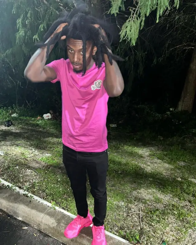 Jdot Breezy outfit in Moncler, Amiri, and Balenciaga, 2023