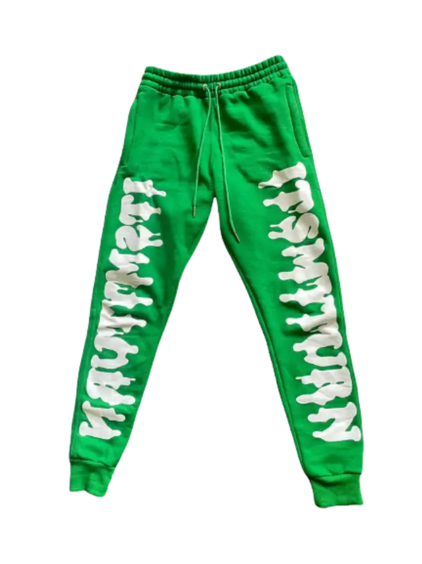 It's My Turn University Green Logo Sweatpants $125