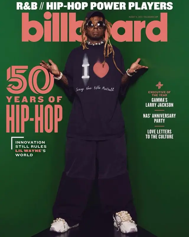 Lil Wayne outfit in Balenciaga, Junya Watanabe, and Loewe, 2023