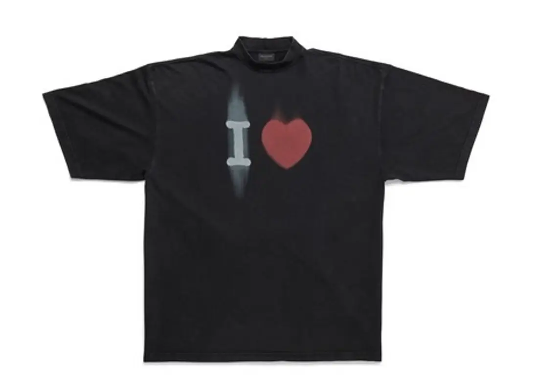 Balenciaga Black Crew Neck Pullovers T-Shirt $1344
