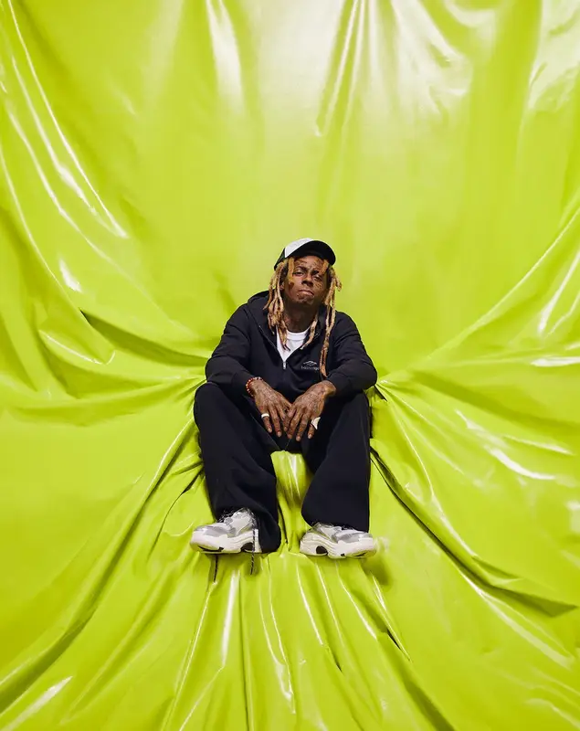 Lil Wayne outfit in Balenciaga and Emotionally Unavailable, 2023