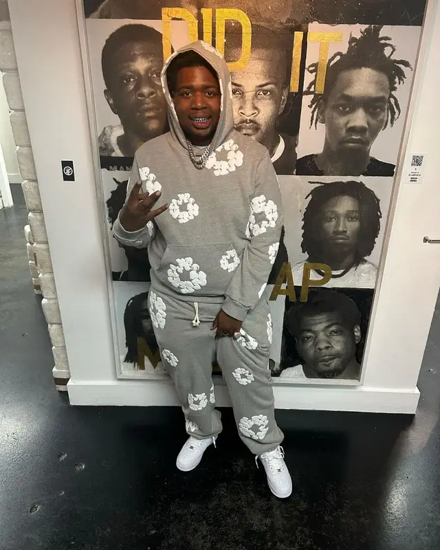 Big30 outfit in Denim Tears and Nike, 2023