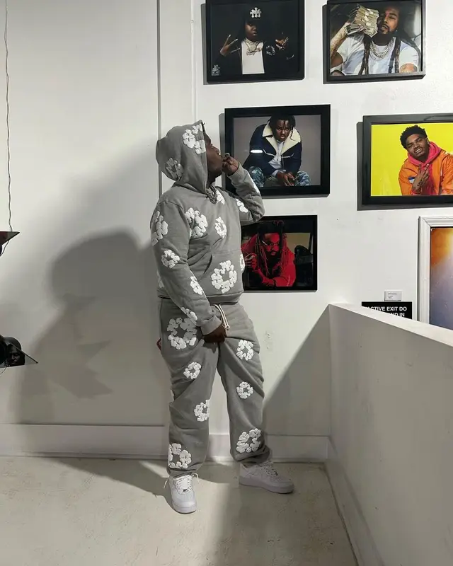 Big30 outfit in Denim Tears and Nike, 2023
