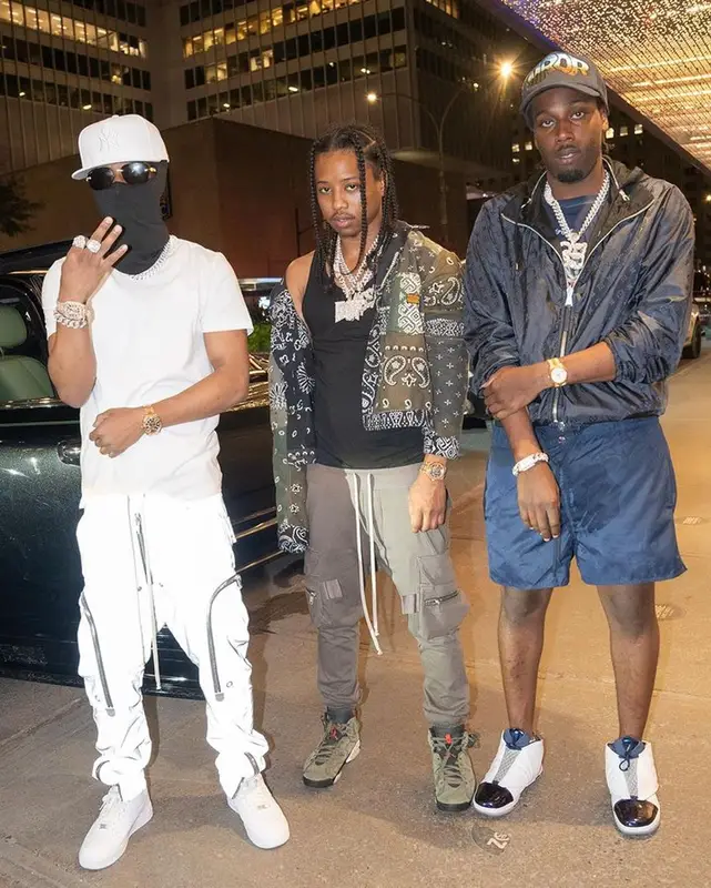 Pressa outfit in Kapital, Rick Owens, and Jordan, 2023
