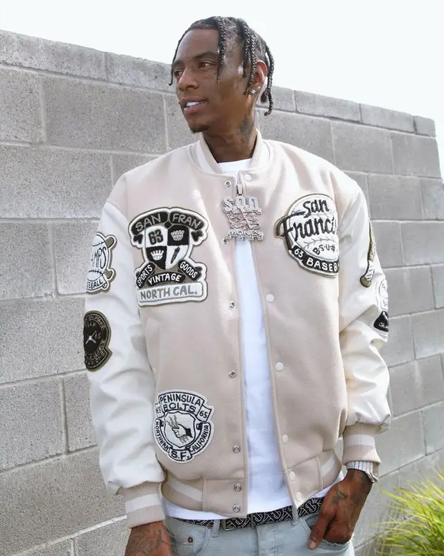 Soulja Boy outfit in H&M, Bape, and Burberry, 2023