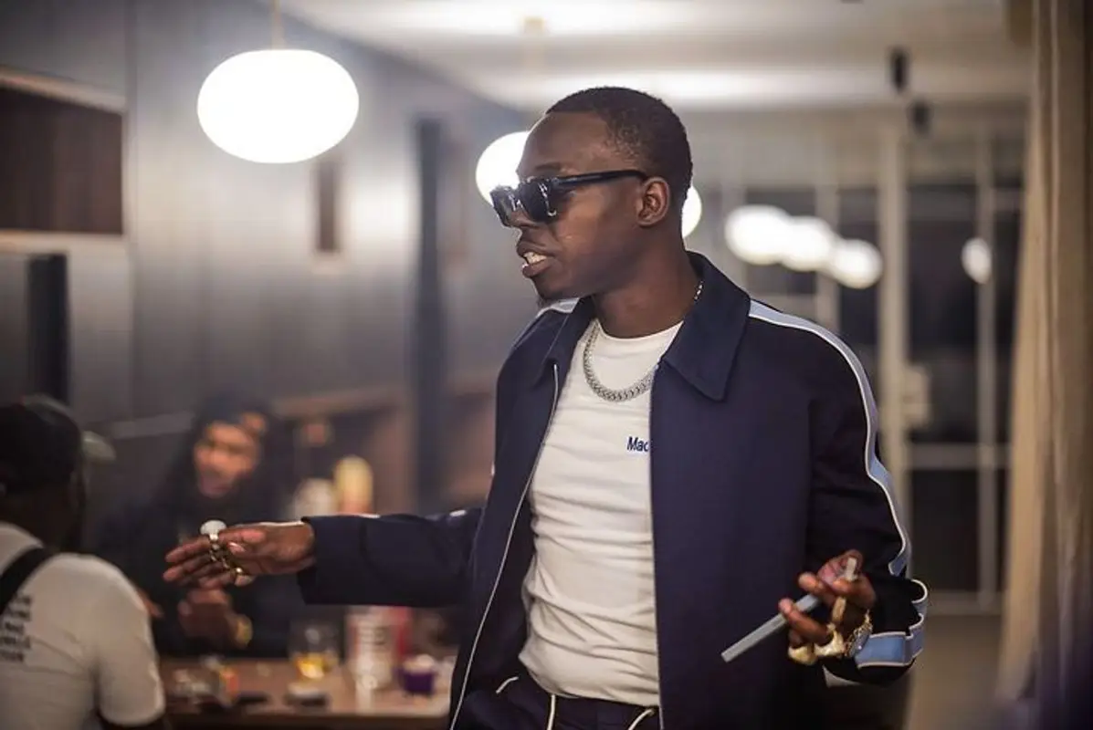 Bobby Shmurda outfit in Loewe and Celine, 2023
