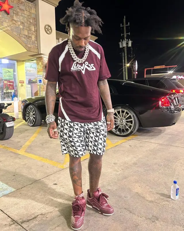 Sauce Walka outfit in Louis Vuitton and Supreme, 2023