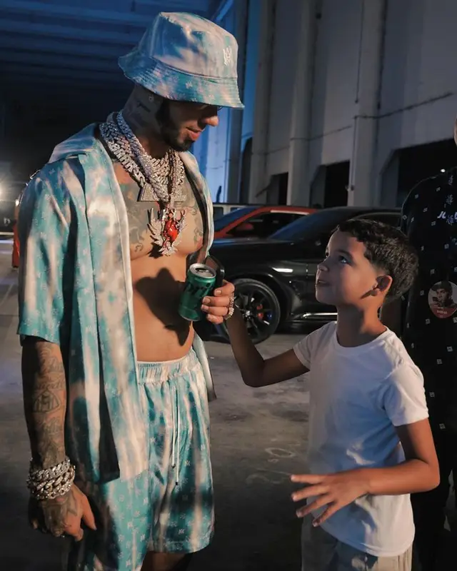 Anuel AA outfit in Amiri, 2023