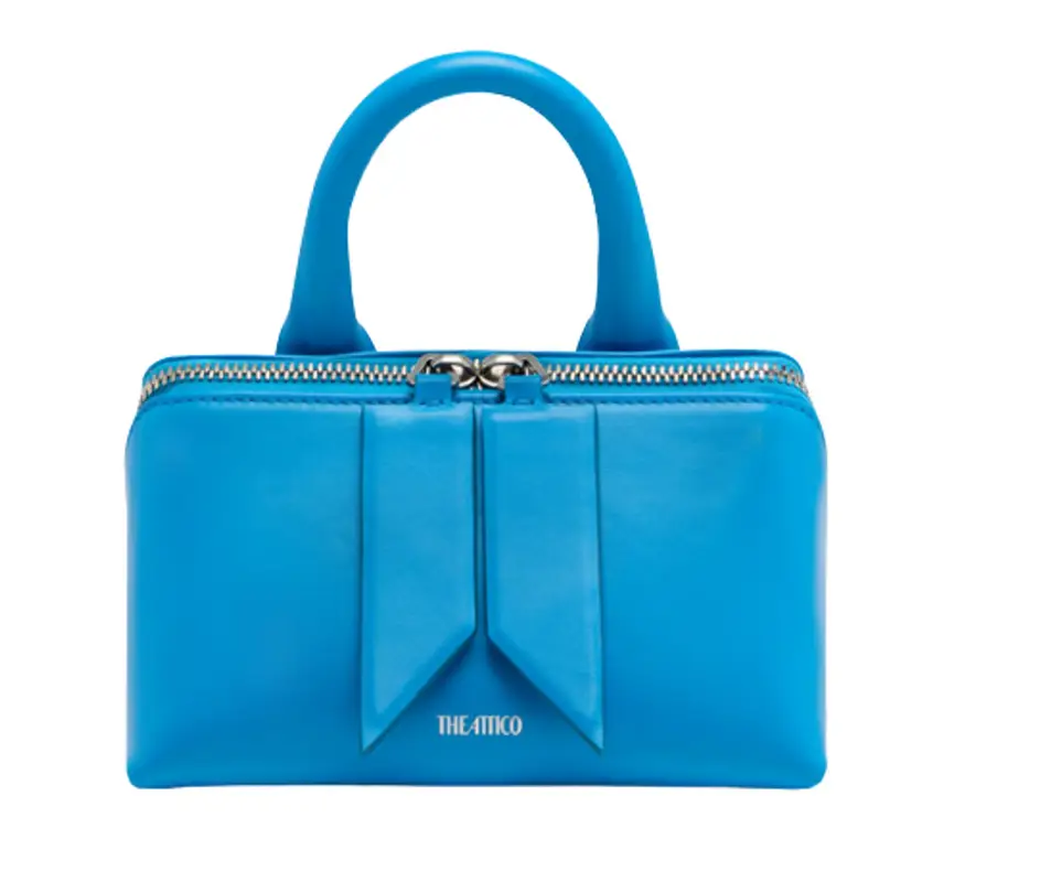 The Attico Turquoise Friday Mini Handbag $890