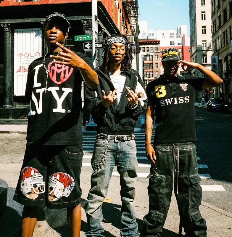 Bloody Osiris outfit in Rick Owens, Timberland, and Louis Vuitton, 2023