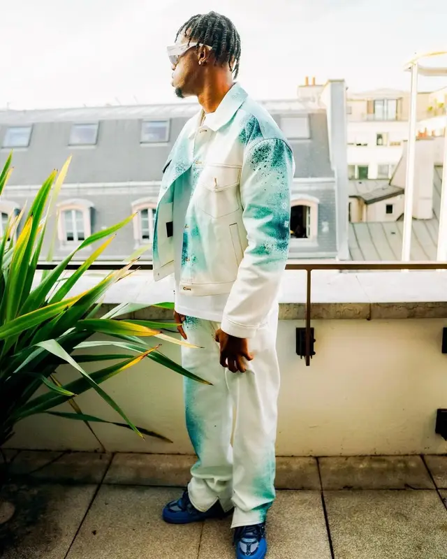 Carney Chukwuemeka outfit in Louis Vuitton, 2023