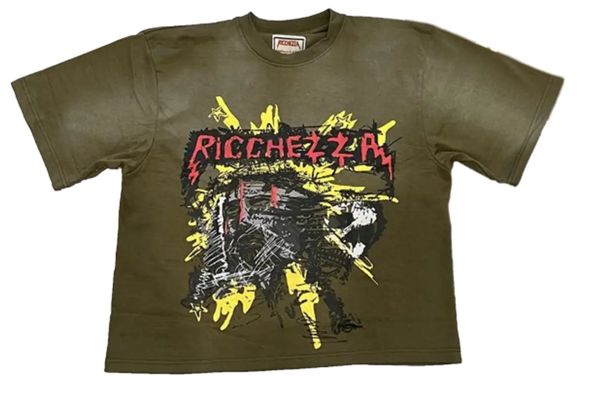 Ricchezza Forever Military Green 2nd Coming Short Sleeve T-Shirt $90