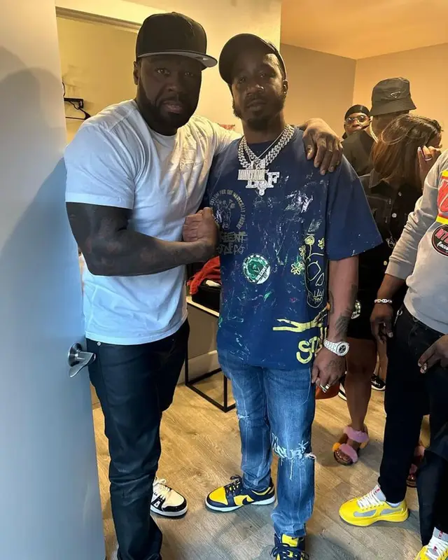 Benny The Butcher outfit in Stressgods, Ksubi, and Nike, 2023