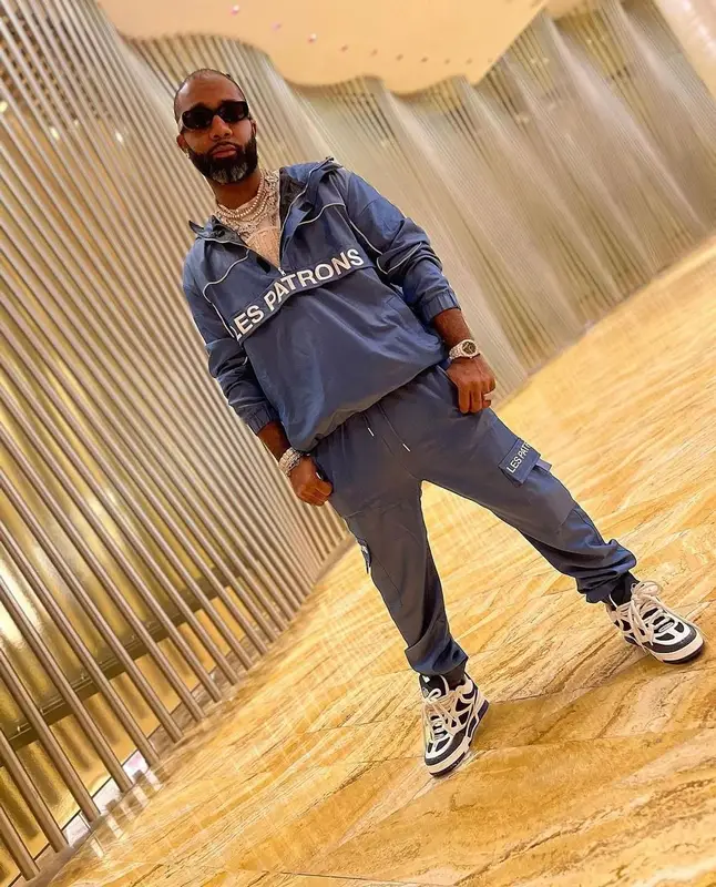 Jas Prince outfit in Les Patrons, 2023
