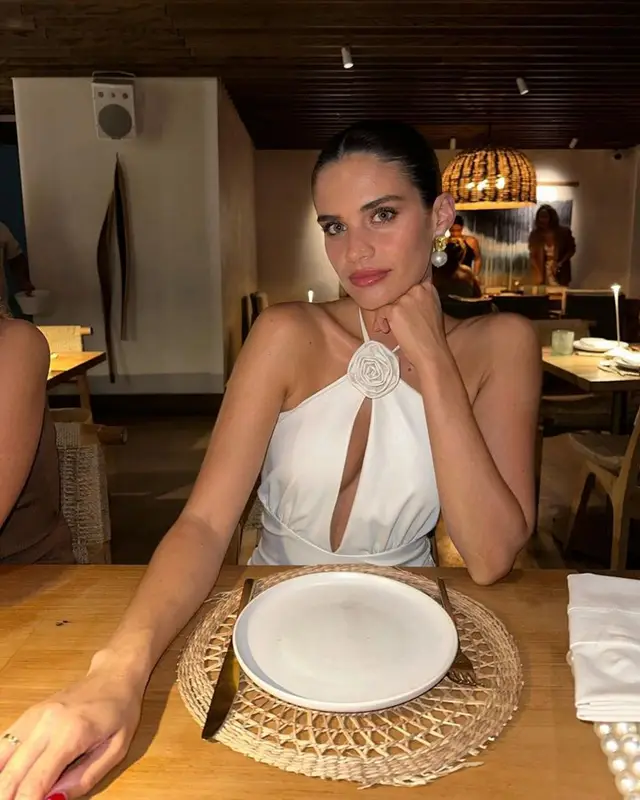 Sara Sampaio outfit in Reformation, Cult Gaia, and Akira, 2023
