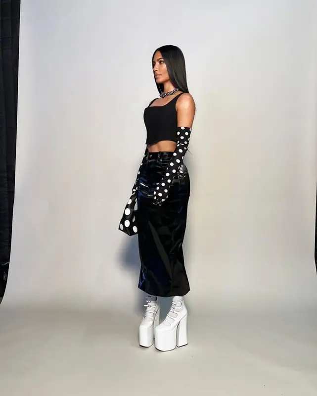Kim Kardashian outfit in Marc Jacobs, 2023