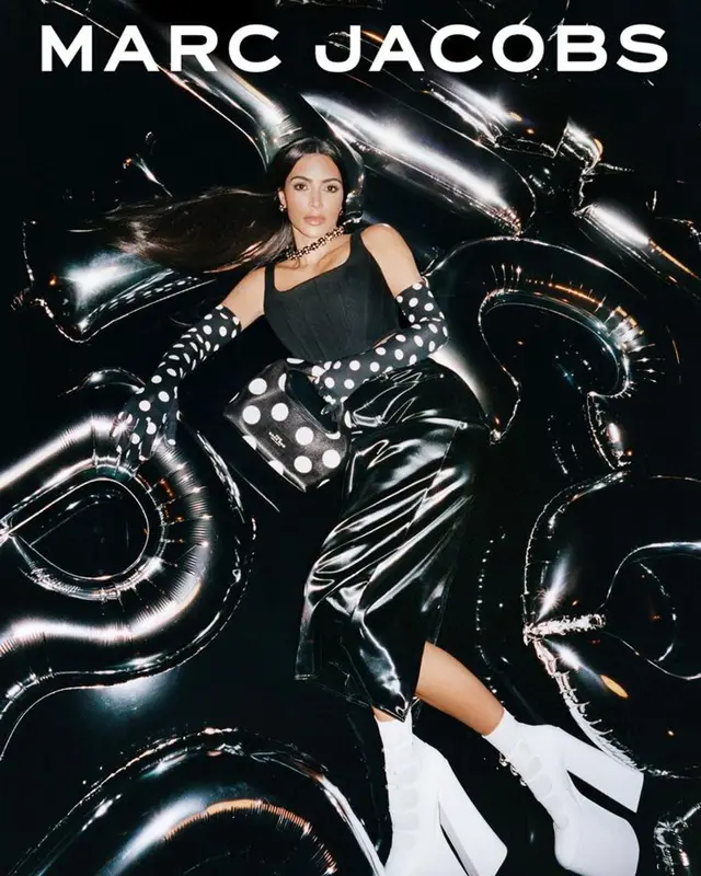 Kim Kardashian outfit in Marc Jacobs, 2023