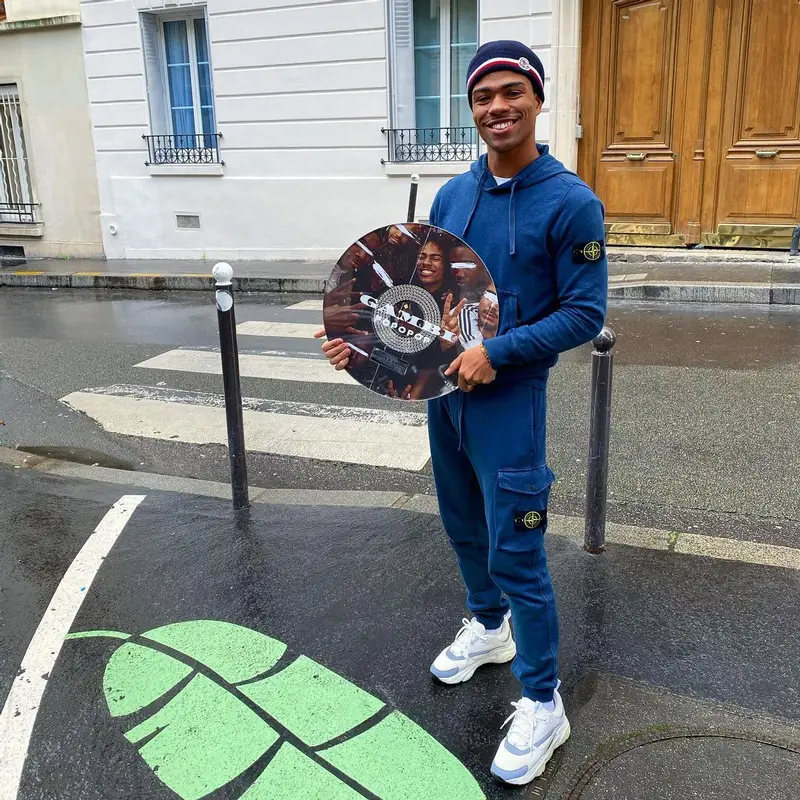 Gambi outfit in Stone Island, Dior, and Moncler, 2023