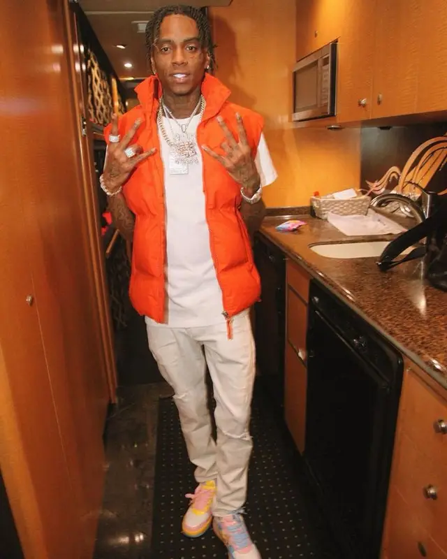Soulja Boy outfit in MSGM and Bape, 2023
