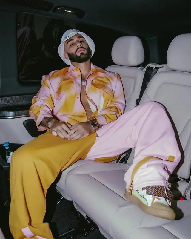 Manuel Turizo outfit in Lanvin and Private Policy, 2023