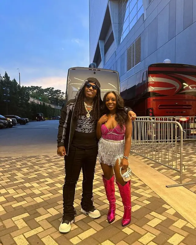 Jacquees outfit in Klan Life, FashionNova, and Celine, 2023