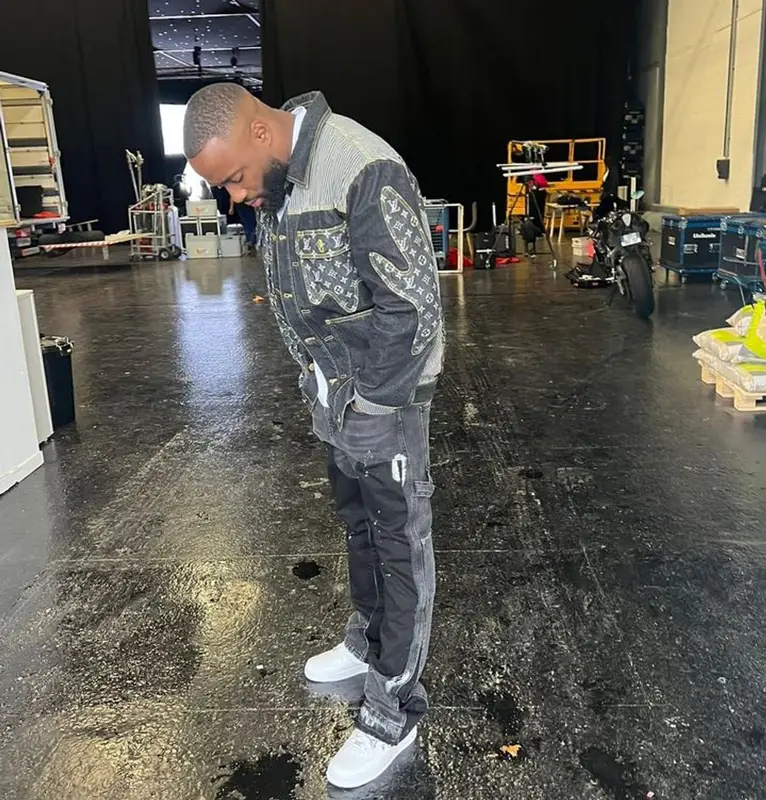 Gradur outfit in Louis Vuitton, Gallery Dept., and Nigo, 2023