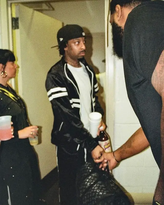 21 Savage outfit in At Will, 2023