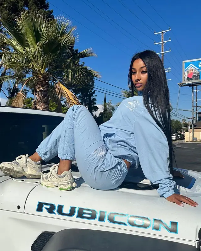 Rubi Rose outfit in Corteiz and New Balance, 2023