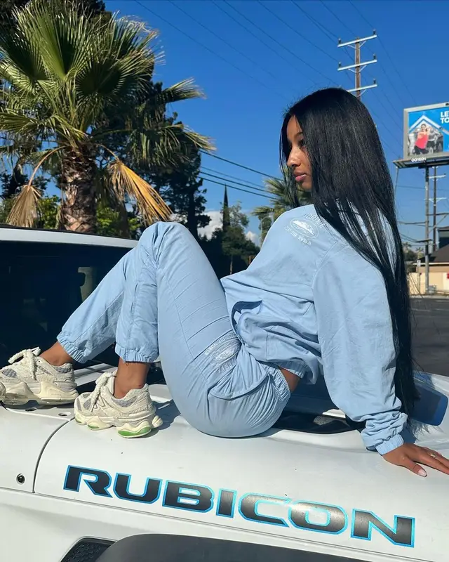 Rubi Rose outfit in Corteiz and New Balance, 2023