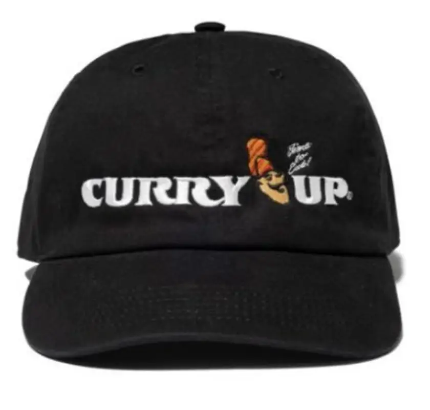 Curry Up Black Logo Cap | WHAT'S ON THE STAR?