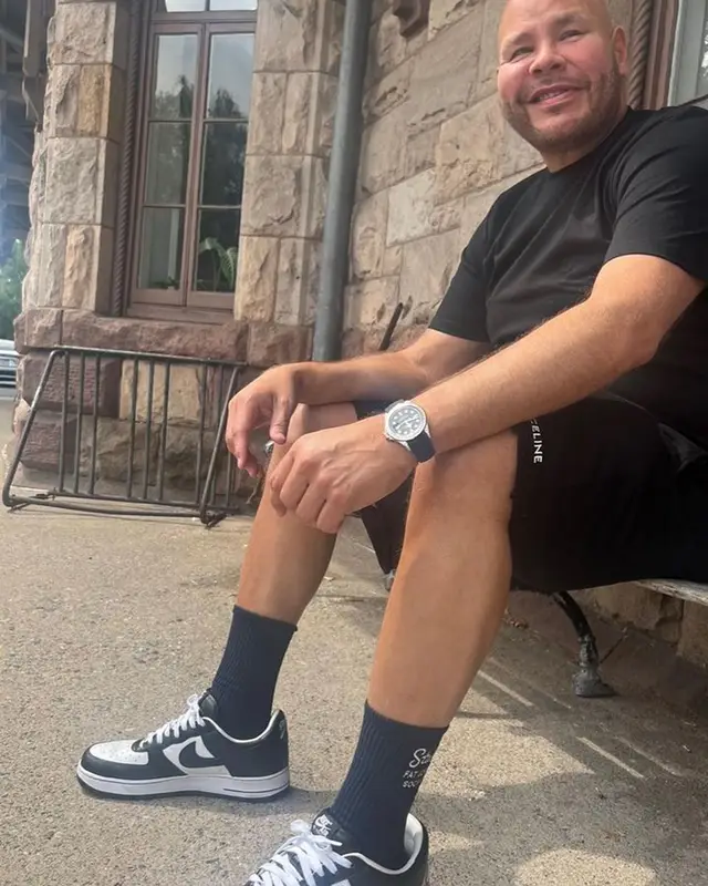 Fat Joe outfit in Hanes and Celine, 2023