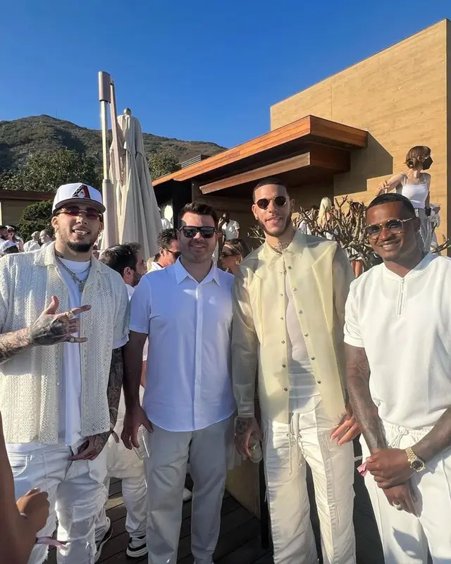 Lonzo Ball outfit in Rick Owens and Jacques Marie Mage, 2023