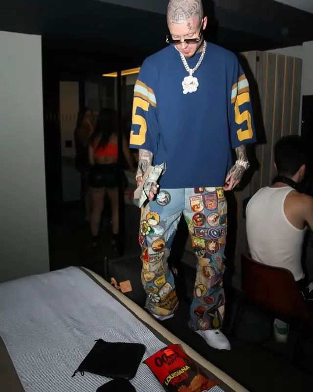 Millyz outfit in Kapital and Nike, 2023