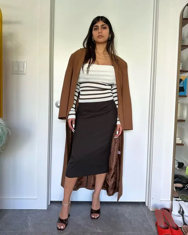 Mia Khalifa outfit in Mirror Palais, 2023