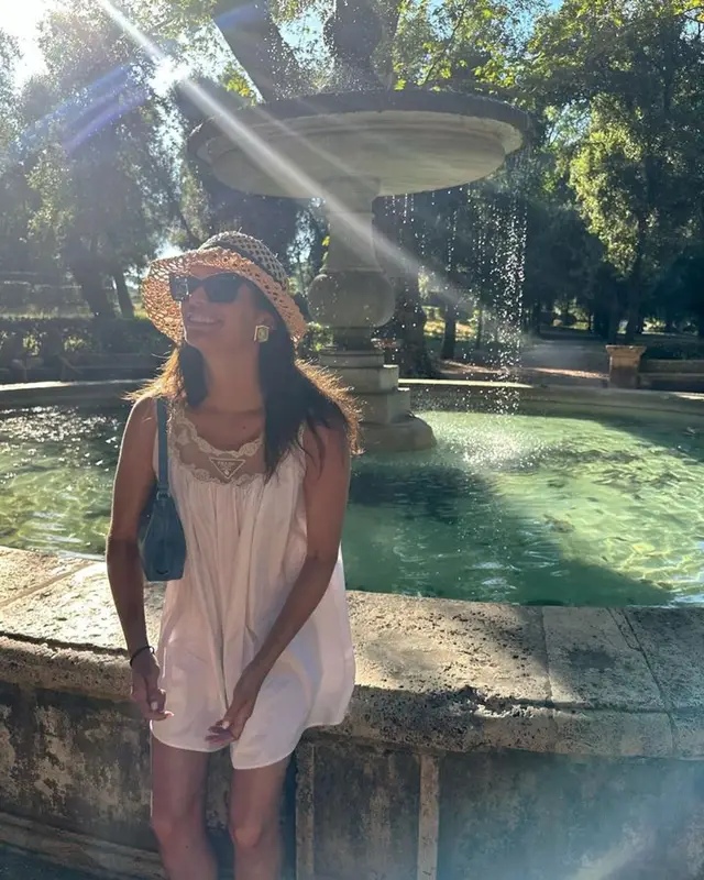 Sara Sampaio outfit in Prada and The Row, 2023